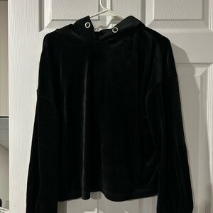 Black Velvet Hoodie
